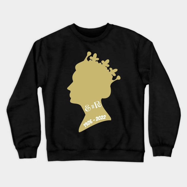 Queen Elizabeth II England Meme British Crown Britain Crewneck Sweatshirt by BellaPixel